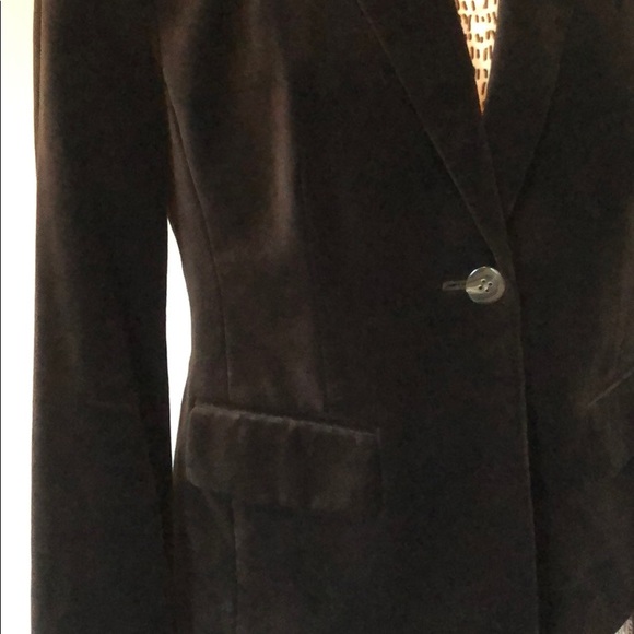 Fully Lined Faux Velvet Jacket - Picture 4 of 11